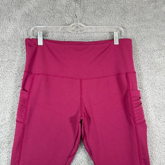TKO Technical Knockout Women's Full Length Violet Yoga Pants Plus Size 1X - Picture 3 of 9